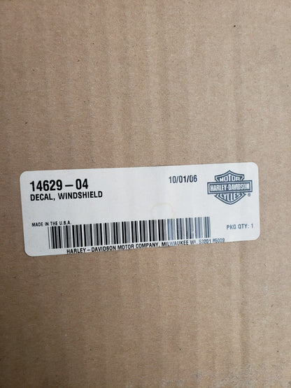 Harley Davidson 2004-2008 Road Glide FLTR Windshield Trim Decal Black 14629-041