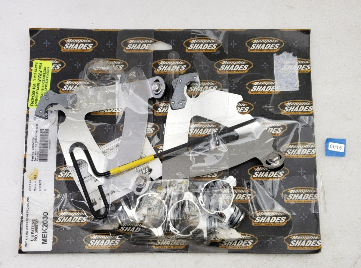 Memphis Shades MEK2030 Road Warrior Mount Kit Harley Softail INCOMPLETE Open Box0