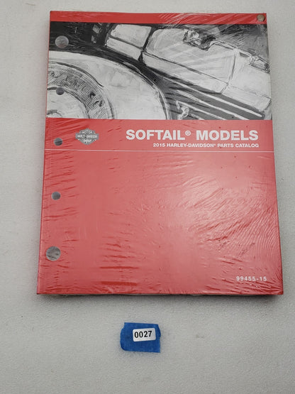 Genuine OEM Harley-Davidson 99455-15 Parts Catalog for 2015 Softail Models0