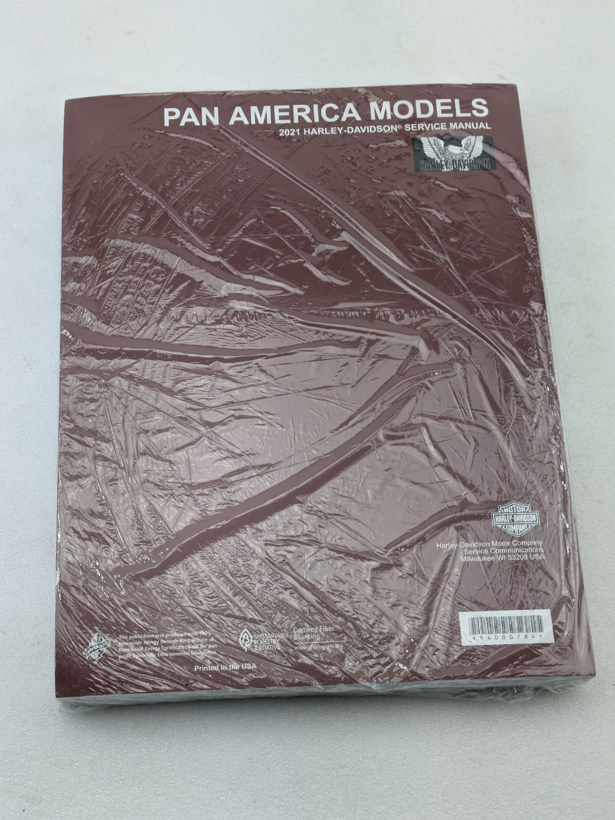 Genuine Harley-Davidson Pan America 2021 Service Manual 940007844
