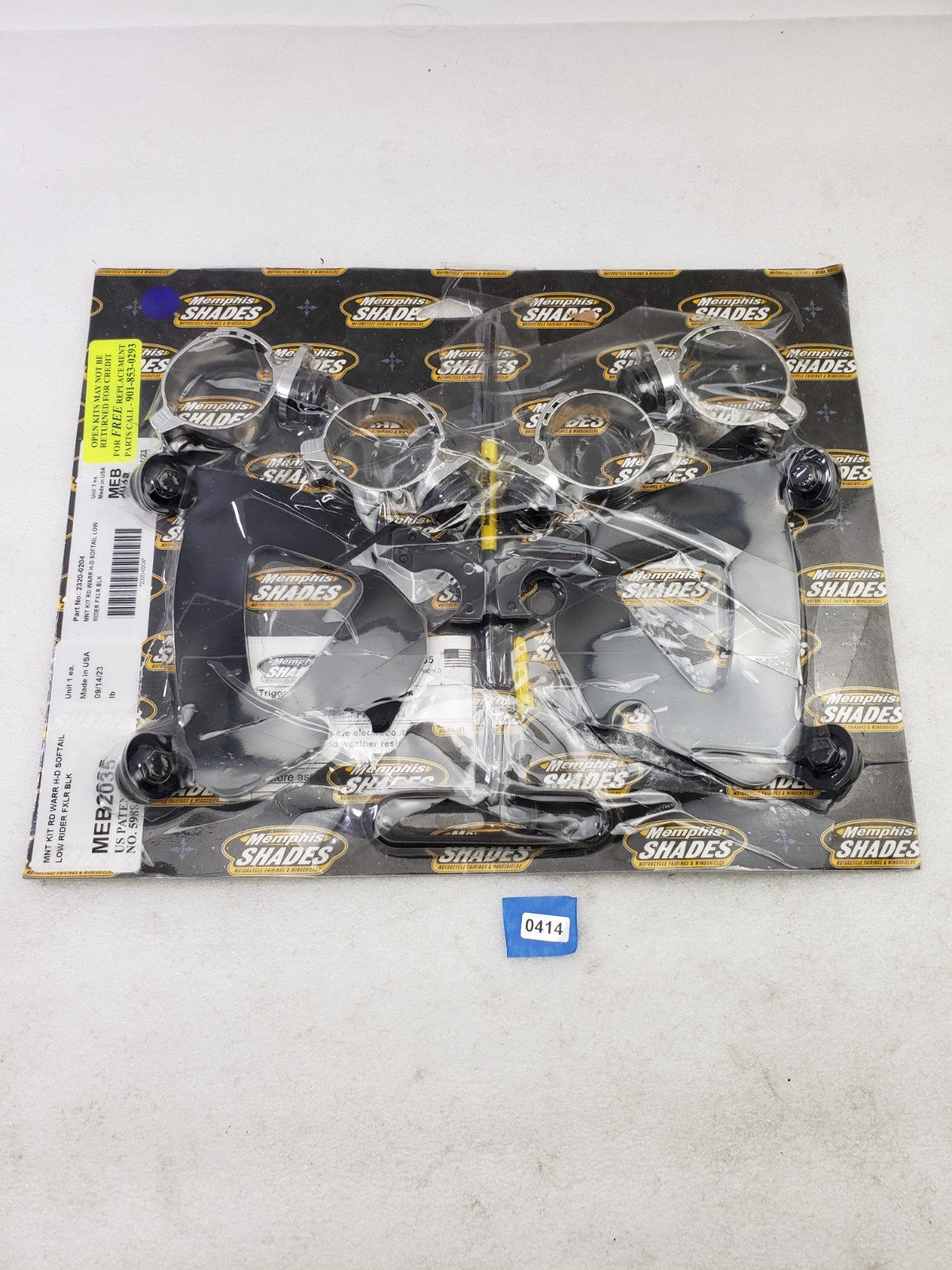 Memphis Shades MEB2035 Trigger-Lock Mount Kit For 18-20 Harley Softail Low Rider0