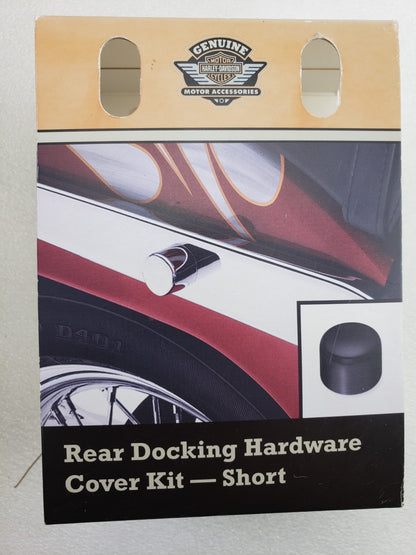 Harley-Davidson 48218-10 Chrome Rear Docking Hardware Cover Kit OEM3