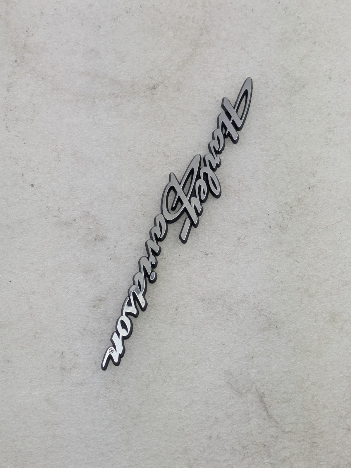 Genuine OEM Harley-Davidson Tri-Glide Trike Trunk Emblem Script Stick On4