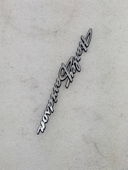 Genuine OEM Harley-Davidson Tri-Glide Trike Trunk Emblem Script Stick On4