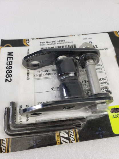 Memphis Shades MEB9882 / 2001-2292 Headlight Extension Block for 20+ Low Rider S5