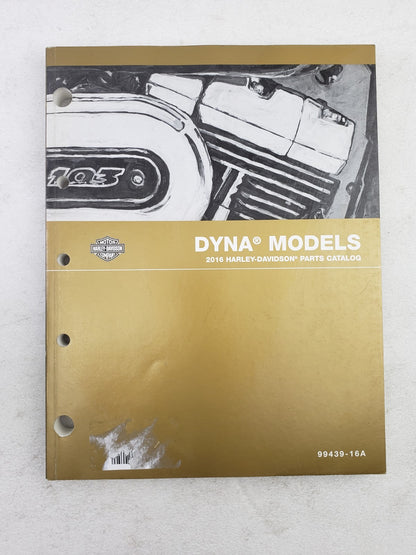 Harley-Davidson 2016 Dyna Models Parts Catalog Official Manual Book 99439-16A0