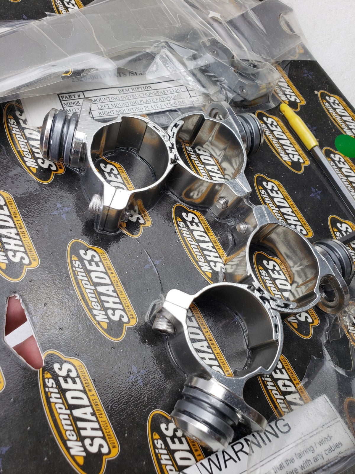 Memphis Shades MEM8920 Trigger-Lock Mount Kit For 85-13 Harley Softail Models3