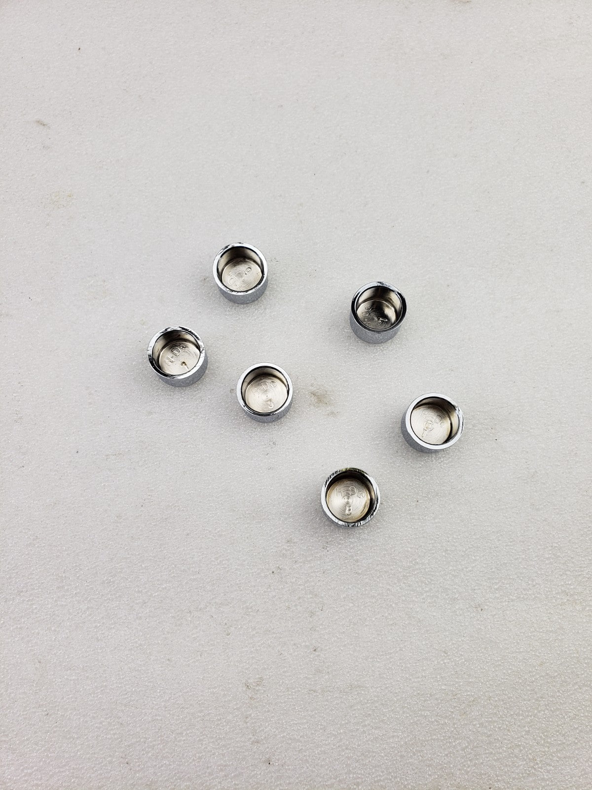 Genuine Harley-Davidson 43881-96 Chrome Finish 1/2" Hex Bolt Cover Kit Pack of 69
