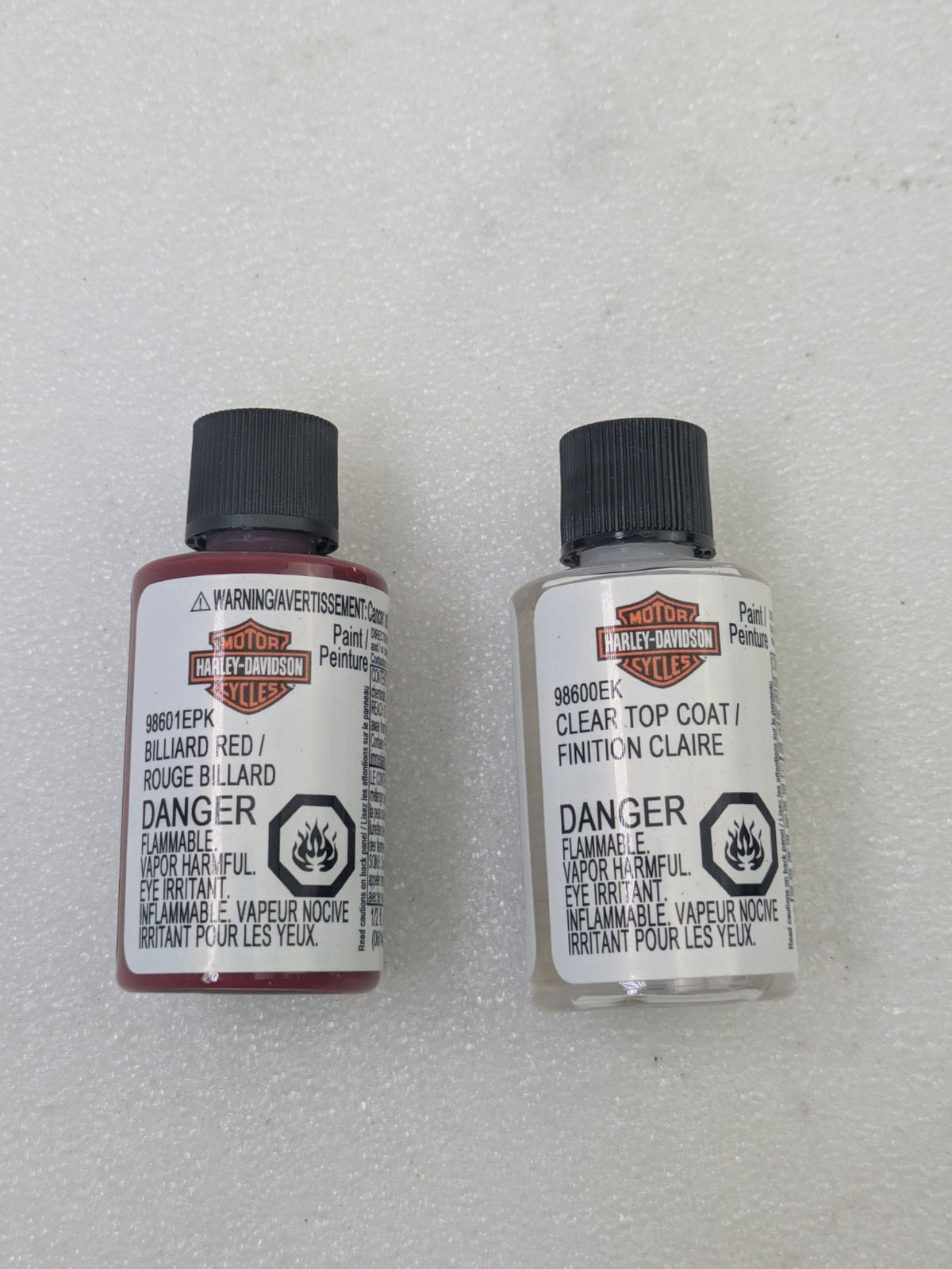 Harley-Davidson 98601ENX Clear Top Coat Touch-Up Paint Kit Billiard Red 14ml1