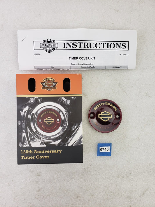 Harley Davidson 25600176 120th Anniversary Timer Cover for 17 Up M8 Engines0