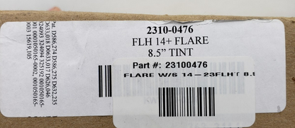 Klock Werks 2310-0476 8.5" Tinted Flare Windshield for 14-23 Harley FLHT & FLHX1