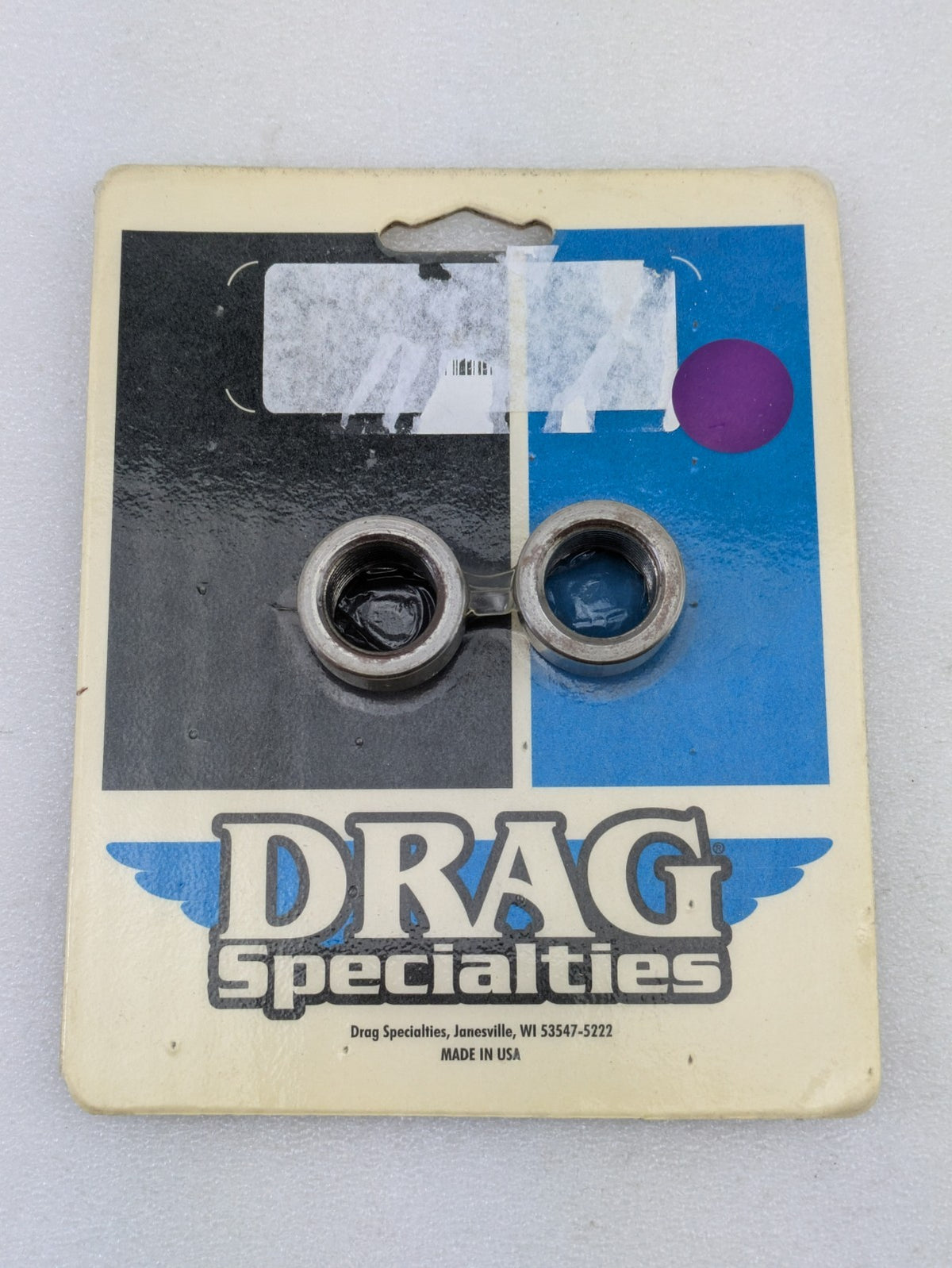 Drag Specialties Weld In 18mm Exhaust o2 Sensor Bung Insert Set Pair 1861-05605