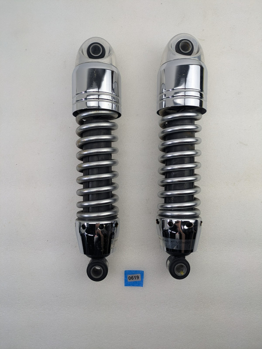 Harley-Davidson 06-17 Dyna Super Glide 12" Chrome Shock Set 54534-06 Genuine OEM0