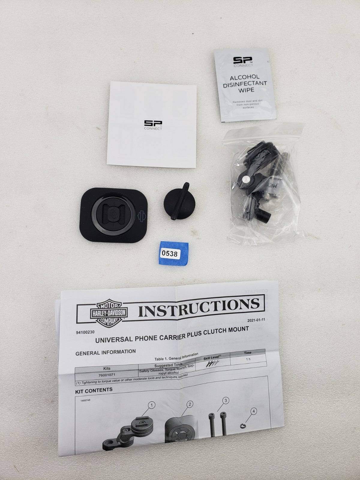 Genuine Harley-Davidson 76001071 Universal Phone Carrier With Clutch Mount4