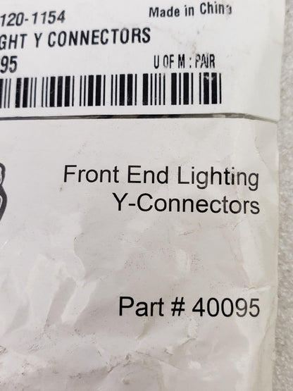 Ciro 2120-1154 / 40095 Front End Lighting Y-Connectors for Electra & Road Glide3