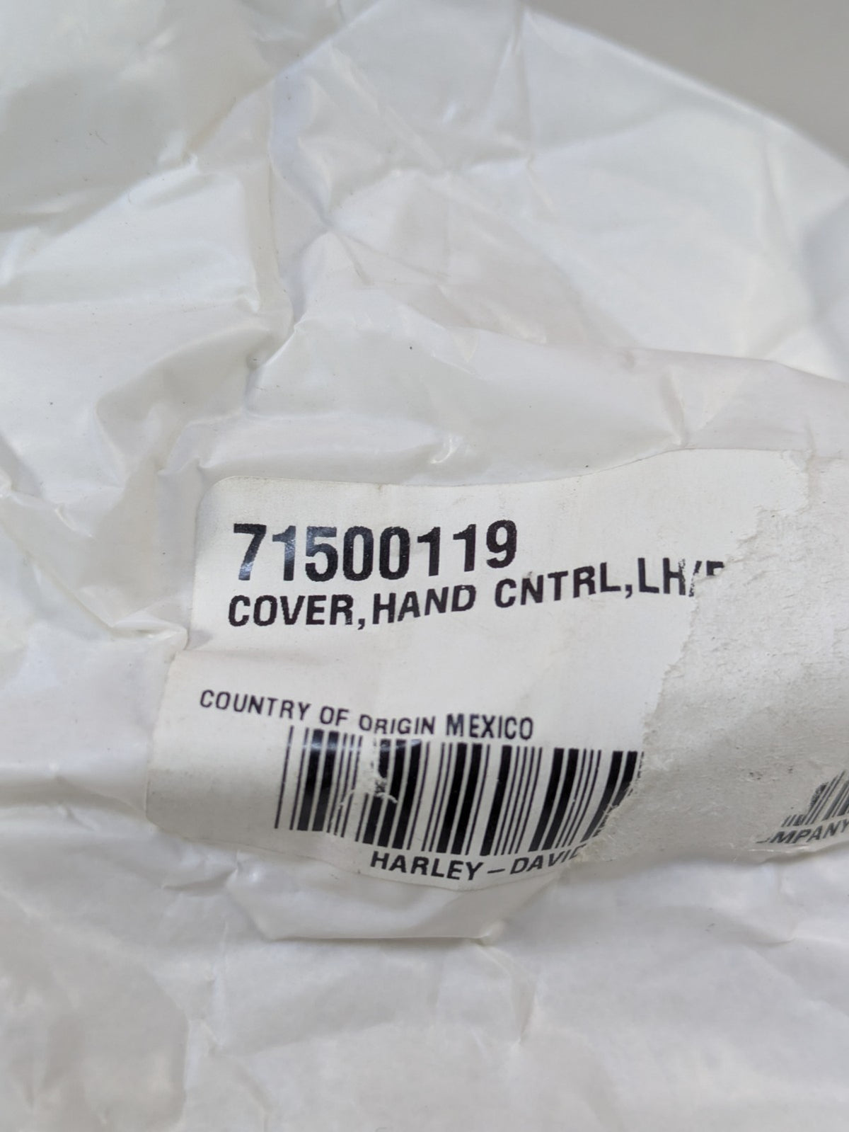 *NEW* OEM Left Front Hand Control Cover Harley-Davidson Touring 715001191
